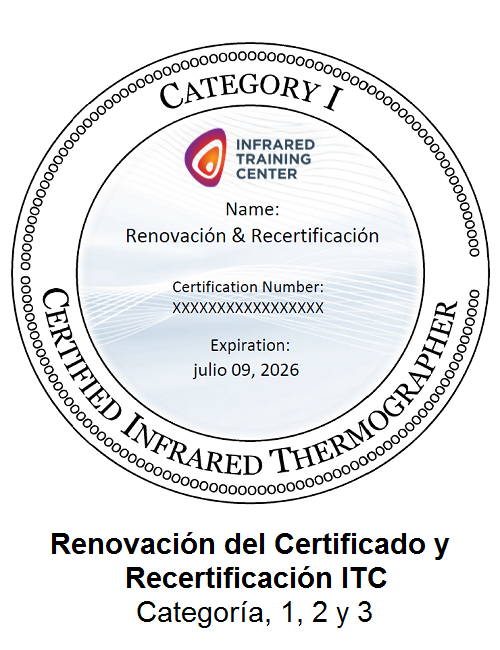 Renovación certificado ITC