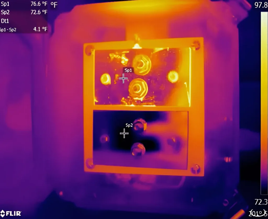 inspección cuadro eléctrico termografía