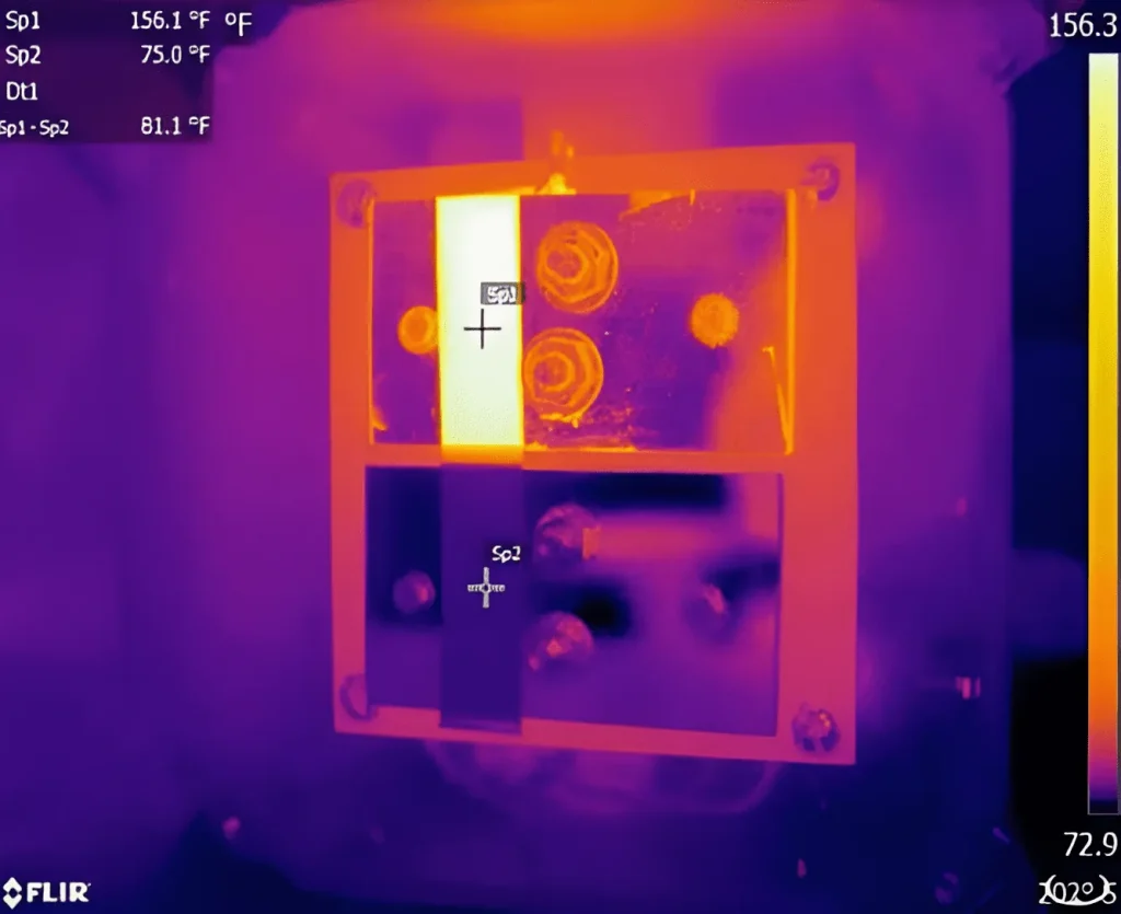 inspección cuadro eléctrico termografía